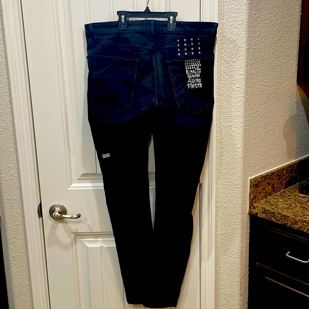 Very good condition KSUBI black skinny jeans